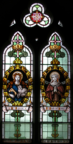 Photograph - Colour, Stained Glass Windows at St Peter's Catholic Church, Daylesford, 2015, 14/06/2015