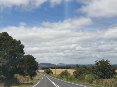 Mt Warrenheip and Mt Buninyong from near Newlyn, 2020