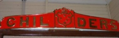 Nameplate H.M.A.S  Childers