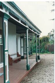 Photograph - Photo of Original Photograph, Netherby, front verandah, 1991