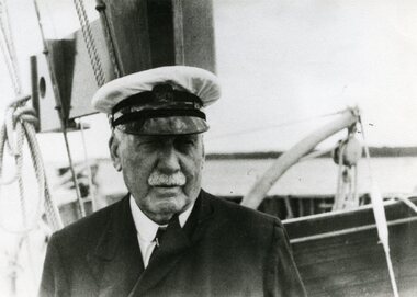 Photograph (item) - Sir Alexander MacCormick on the yacht Ada