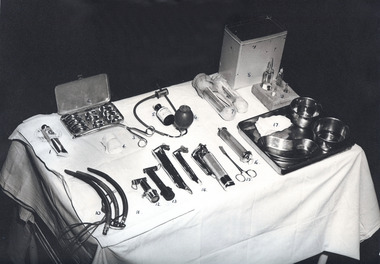 Photo album, Anaesthetic trays, 1950s - 1970s