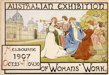Artwork, other - Illustration - Poster Design, Australian Exhibition of Womans' Work 1907, 1907