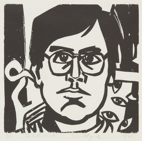 Print, Ryrie, John, Self Portrait, 1995