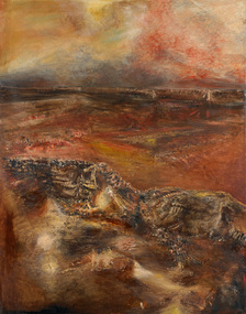 Painting, Philip HUNTER, Northern landscape, 1987