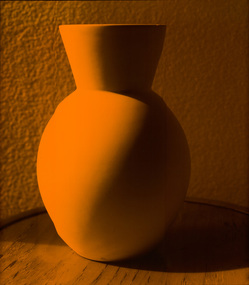 Photograph, Janina GREEN, Orange vase, 1990