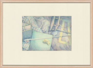 Work on paper, DURRE, Caroline  b. 1955, Spill with sack, 1995