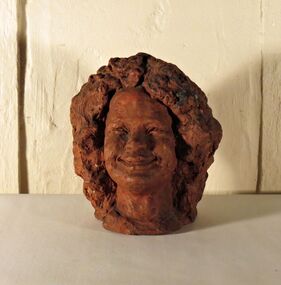 Terracotta Sculpture, Untitled (Head of a Woman)