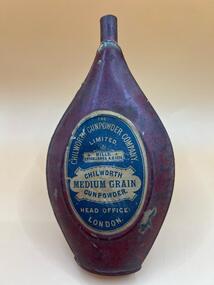 Weapon - gunpowder flask, 1910 gunpowder flask, 1910