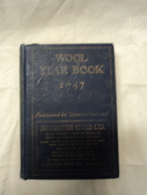 Hardback Book, Textile Mercury Limited, Wool Year Book 1947, 1947