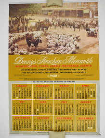 Dennys, Lascelles 1980 Calendar, 1980