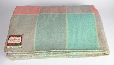 Textile - Blanket, Challenge Woollen Mills, Clan Murray series of Challenge, c1950s