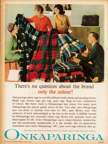 Archive - Advertisement, Onkaparinga Woollen Mill Company, 1964