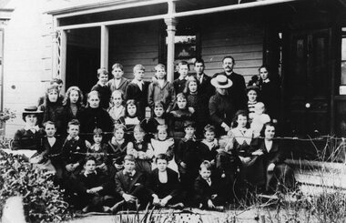 Photograph, “Marmion” School Group -- a Private School at 14 Ligar Street Stawell
