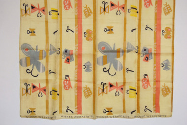 Fabric, Mathilda Flogl, Falter designed by Mathilda Flogl 1924-31, 1924-31