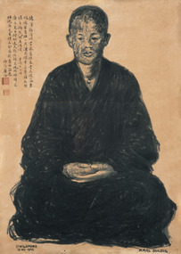 Drawing, Karl Duldig, The Buddhist Monk, Guangqia by Karl Duldig 1940, 1940