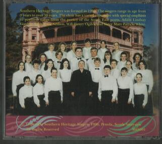 CD, Reverse Side- Southern Heritage Singers- Penola 1996
