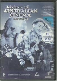 DVD, History of Australian Cinema- 1896-1940