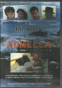 DVD, The Wreck of The Admella- Second Edition- Brenton Manser and Roger Tremelling