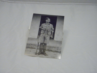 Photograph - Greek serving as an Australian solider WW2, approximately 1948