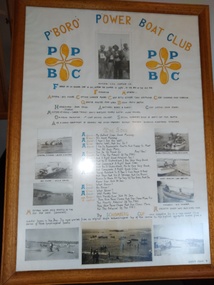Memorabilia - P'boro' Power Boat Club, Wokker Moore, 1991