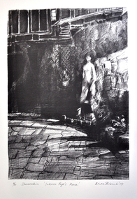 Print (Lithograph): Alice Blanch Chehovski, Alice B. (Blanch) Chehovski, Dunmoochin, Interior Pugh's House, Printed 2004