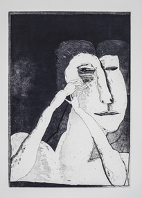 Print (etching & acquatint): George BALDESSIN  (b.1939 ITA – d.1978 AUS), George Baldessin, ‘Portrait II’ from 'The Baldessin & Friends' commemorative folio, 1966 (printed 2017)