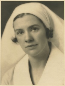 Beth Cuthbertson, commenced training at Ballarat Base Hospital, 1929