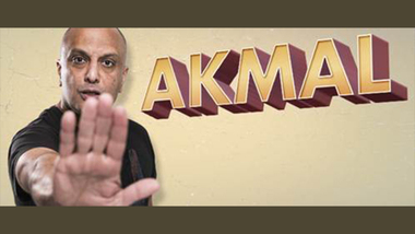 Theatre Poster, Akmal (comedian) performing 5 - 17 April 2016 at Melbourne Athenaeum Theatre as part of Melbourne International Comedy Festival