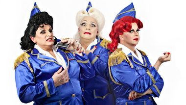 Theatre Poster, Bugle Boys – A Salute To The Andrews Sisters performed at Melbourne Athenaeum Theatre 25 March - 17 April 2016 as part of Melbourne International Comedy Festival