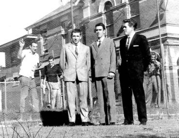 Photo, D Lagonder, M Kregar, K Bizjak, R Koloini and K Strancar, Kew, Early 1960s