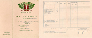 School Certificate, Marcela Bole Gec School Certificate 1923