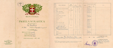 School Certificate, Marcela Bole Gec School Certificate 1927
