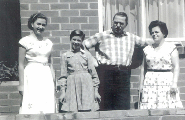 Photo, Family Bole, 1956, Pascoe Vale, 1956