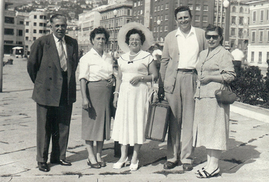 Photo, Marcela Bole in Trieste, 1953
