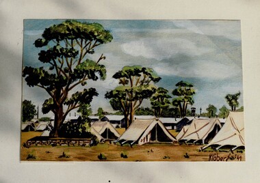 Photograph, POW Camp 13 - Tents