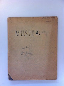 Music exercise book 1948