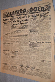 Newspaper, Guinea Gold, 17/9/1945