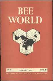 Publication, Bee World (Bee Research Association), London, 1952-1976