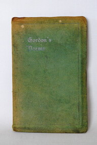 Book, Poems by Adam Lindsay Gordon, 1911