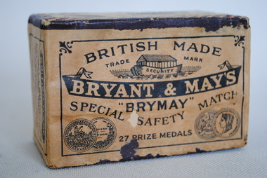 Safety Matches, Bryant & May, 1920-1960