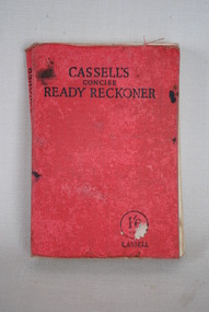 Book, Cassell's Concise Ready Reckoner, Estimated date: 1926-37