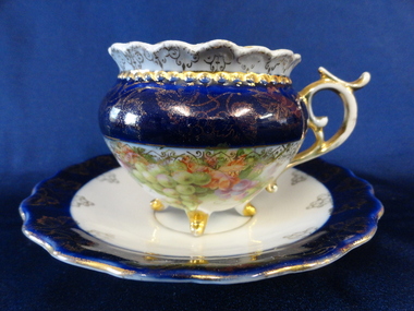 Cup and saucer, circa 1800s