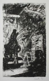 Painting - Printmaking - Etching, 'The Studio' by Maryanne Coutts, 1996