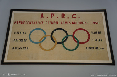 APRC 1956 Olympic Banner, 1957