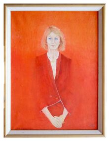 Oil Painting, Helen with Fugitive Smile, 1989