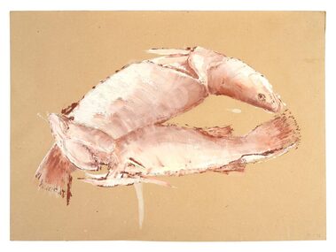 Acrylic Painting, Pinkfish, 1988