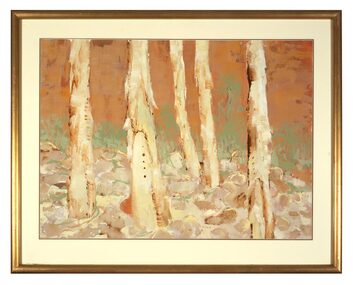 Gouache Painting, Untitled (Landscape), 1986