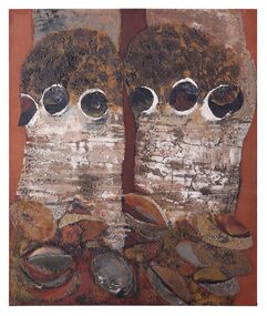 Mixed Media Painting, Untitled (Banksias), 1972