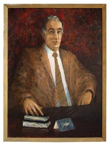 Oil Painting, Portrait of Sir Zelmam Cowan, 1973